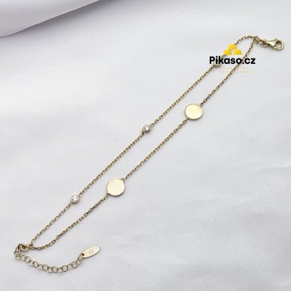 15765 stribrny naramek damsky 3 09 g