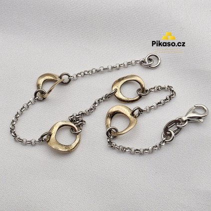 15768 stribrny naramek damsky 3 19 g