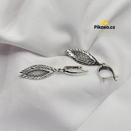 16401 stribrne nausnice damske 3 60 g