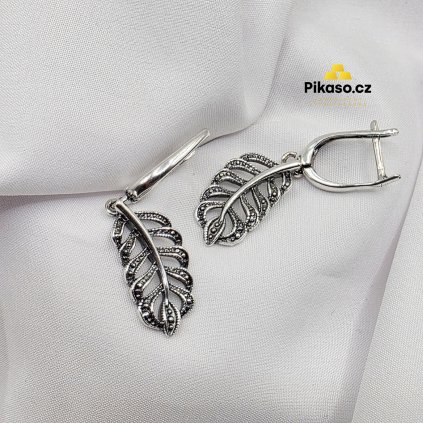 16404 stribrne nausnice damske 4 49 g