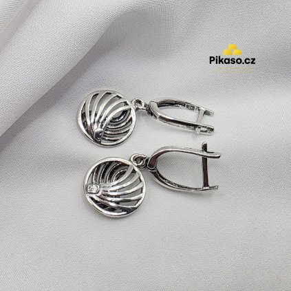 16410 stribrne nausnice damske 4 38 g