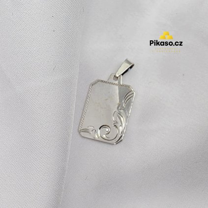 16425 stribrny privesek unisex 1 29 g