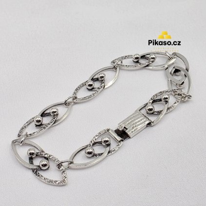16486 stribrny naramek unisex 10 69 g