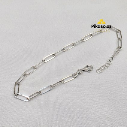 16489 stribrny naramek unisex 2 45 g