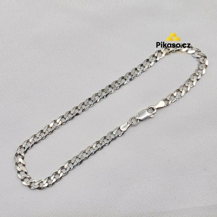 16492 stribrny naramek unisex 4 20 g