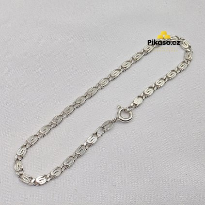 16495 stribrny naramek unisex 3 90 g
