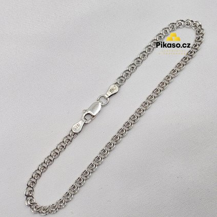 16501 stribrny naramek unisex 2 56 g