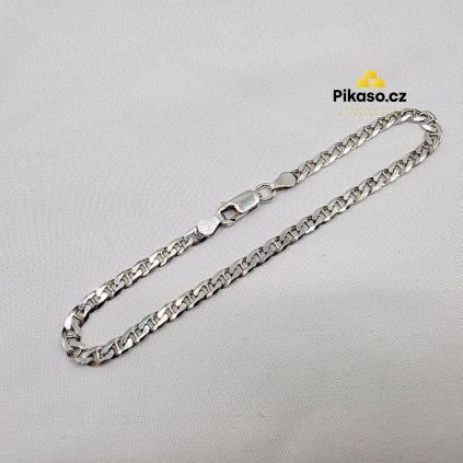 16519 stribrny naramek unisex 4 34 g