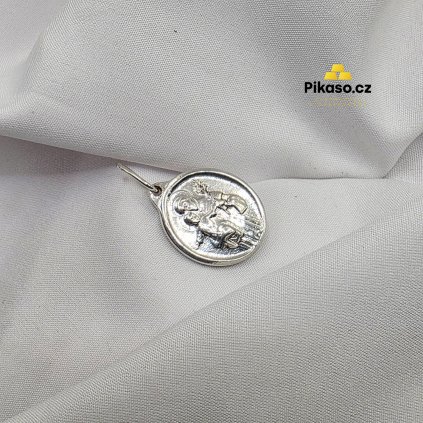 16534 stribrny privesek unisex 3 20 g nabozenstvi