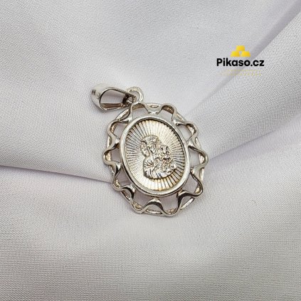16543 stribrny privesek unisex 4 82 g nabozenstvi