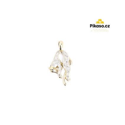 16663 zlaty privesek unisex 5 06 g zvirata