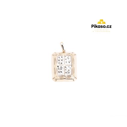 16666 zlaty privesek unisex 1 98 g