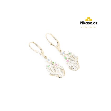 16672 zlate nausnice damske 4 07 g