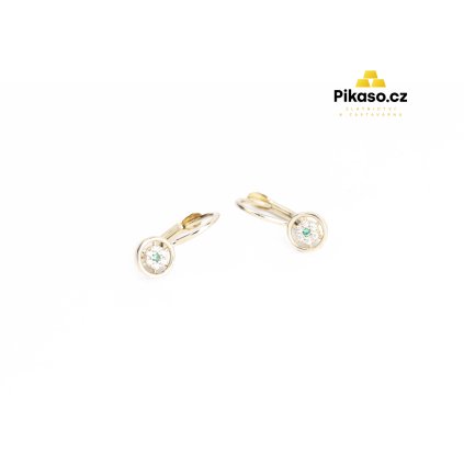16792 zlate nausnice detske 1 07 g