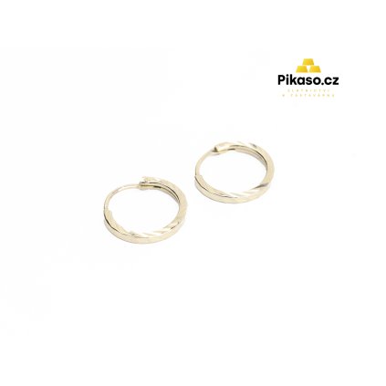 16801 zlate nausnice detske 0 93 g