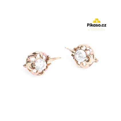 16840 zlate nausnice damske 3 71 g