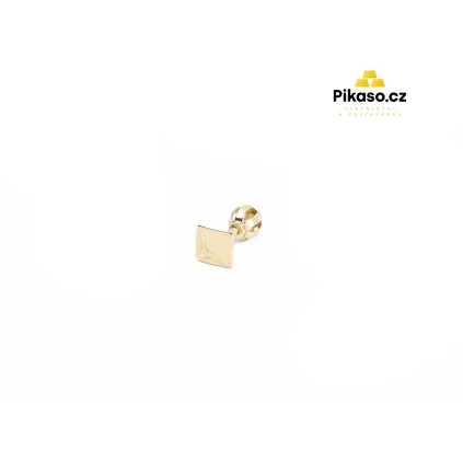 Zlaté náušnice unisex 0,44 g