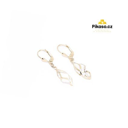 17023 zlate nausnice damske 1 84 g