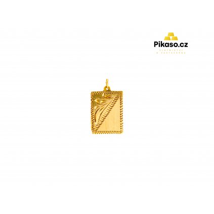 2148 zlaty privesek unisex 1 32 g