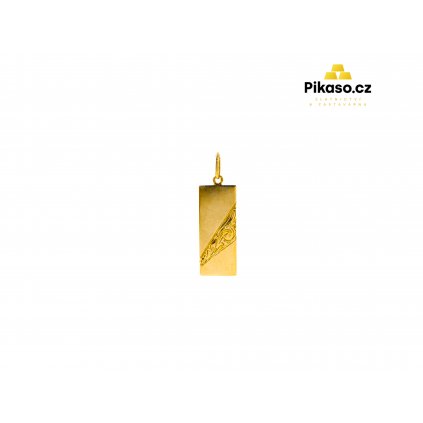 2154 zlaty privesek unisex 2 14 g