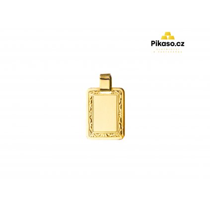 2679 zlaty privesek unisex 2 60 g