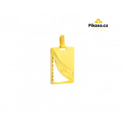 5598 zlaty privesek unisex 1 23 g