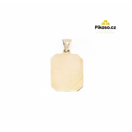 7845 zlaty privesek unisex 1 21 g