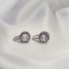 13599 stribrne nausnice damske 4 04 g
