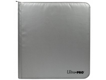 Ultra Pro 12 Pocket Zippered Pro Binder Fire Resist Silver 1