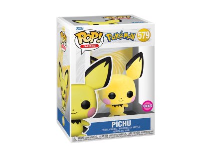 figurka pokemon pichu flocked funko pop games 579 1280w