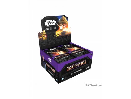 karetni hra star wars unlimited secrets of power booster box 24 boosteru 694 900w