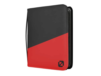 EVO 3558 toploader binder 3x3 black red