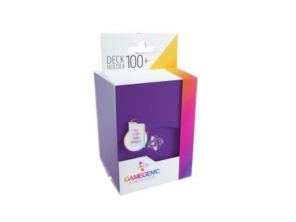 gamegenic deck holder 100 purple deckbox