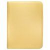 Album Vivid 9 Pocket Zippered Pro Binder - Yellow 360