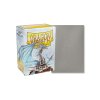 dragon shield 100 standard sleeves matte couleur silver