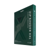 Vault X Zip Binder Forest Green 16 Pocket XXL 1088