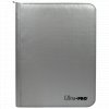 Ultra Pro 9 Pocket Zippered Pro Binder Silver fireresist 1