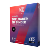 TCG Guru - 9 Pocket Toploader Zipper Binder - Black