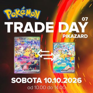 Pikazard Trade Day #07 Prídi si v sobotu 10.10.2026 povymieňať karty s ostatnými zberateľmi k nám do Pikazardu. Preži...