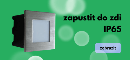 IP65 zápustné svítidlo do zdi