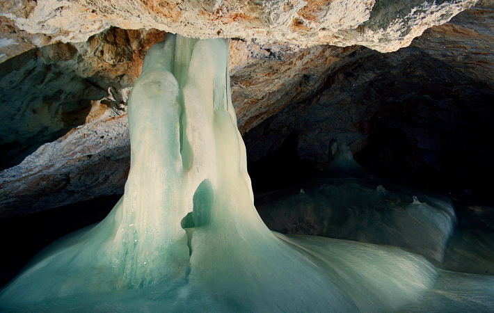 Ledová krása v podzemí
