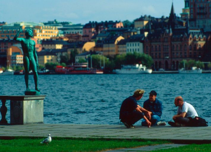 Street photo ze Stockholmu