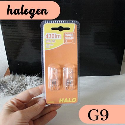 halogen g9 blistr 2kusy žárovka obchod svitidla pikomal