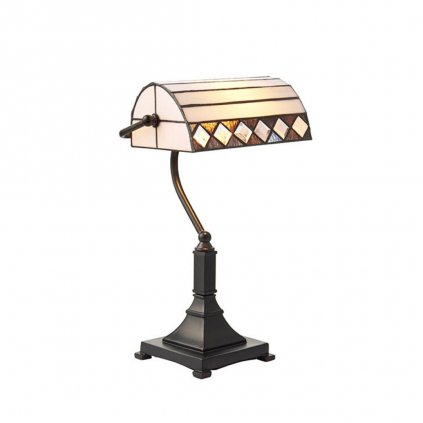 70908 stolni lampa bankéřská styl tiffany obchod svitidla pikomal