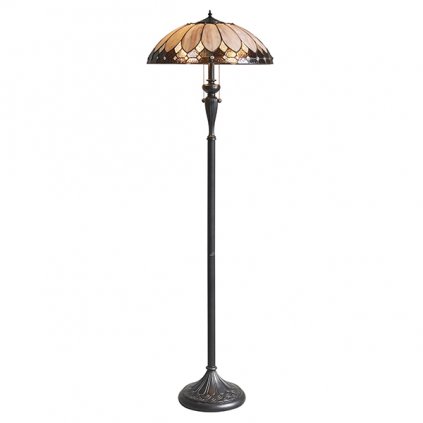 63972 Brooklyn 2xE27 stojací lampa krém (N2)