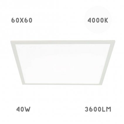 led panel 60x60 40w 4000K obchod svitidla pikomal