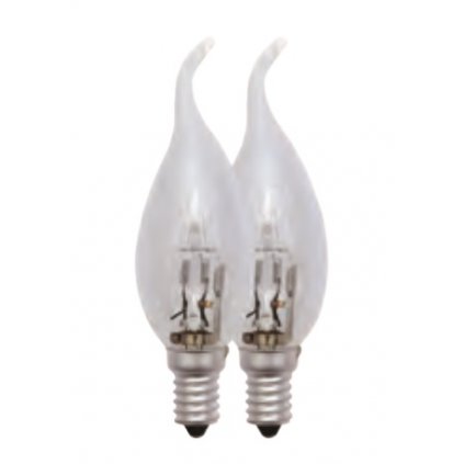 89074-2 ESTO žárovka halogen E14 plamínek 42W