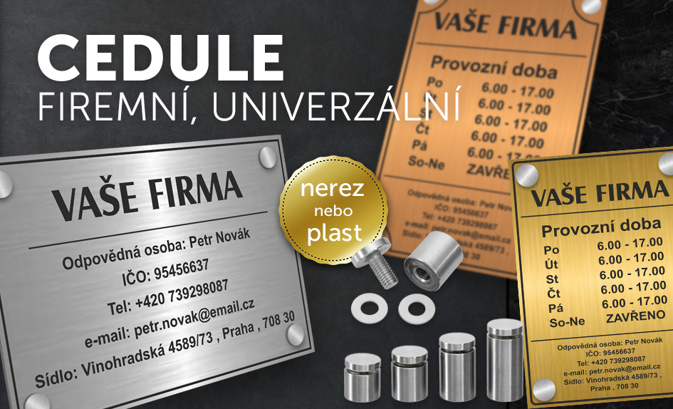 firemní, univerzální