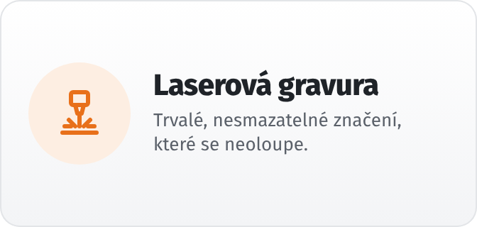 Laserová gravura – trvalé a nesmazatelné značení