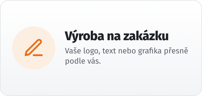Výroba cedulí na zakázku s vaším logem, textem nebo grafikou